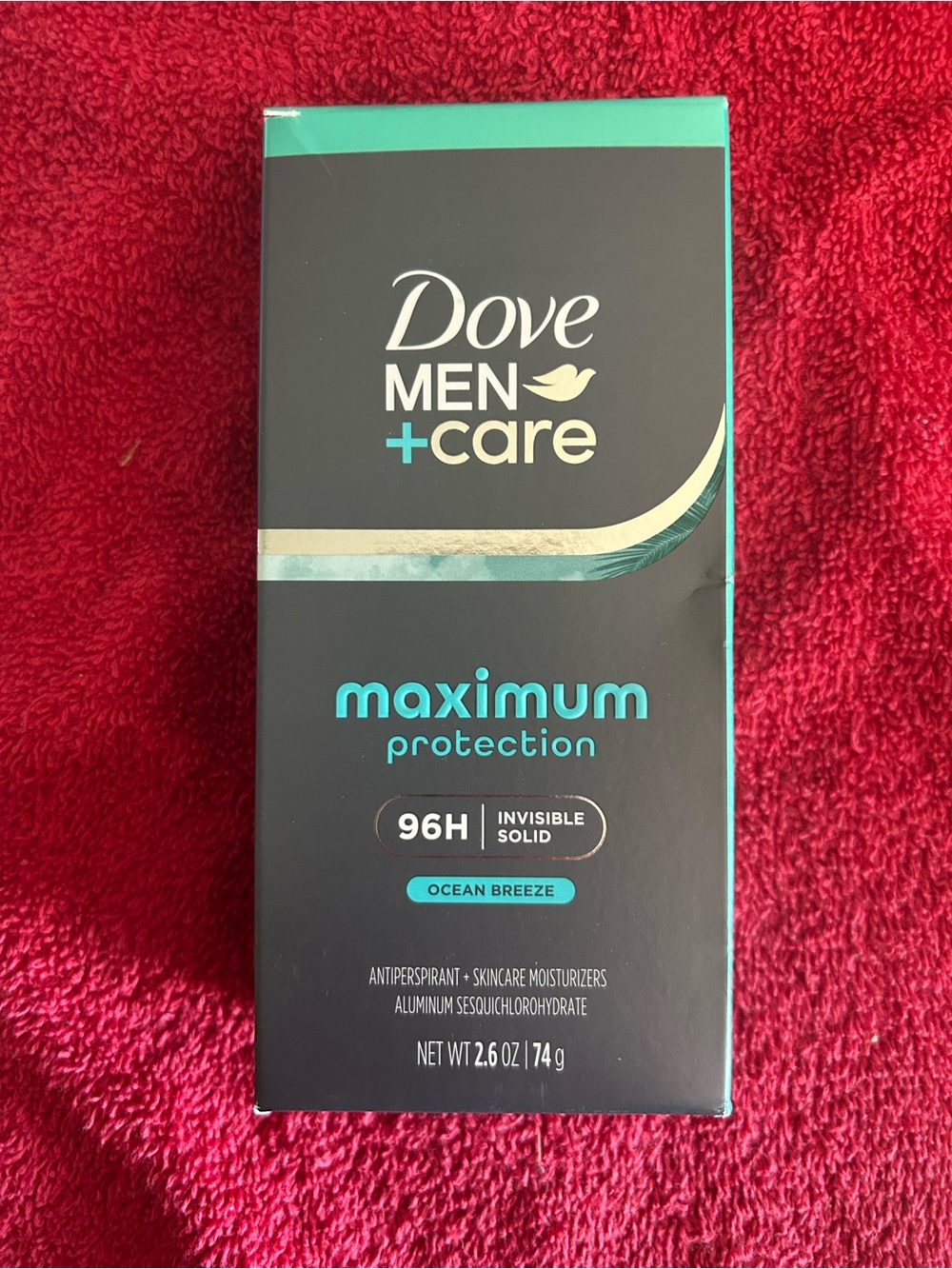 Dove Men+Care Maximum Protection Invisible Solid Antiperspirant - Teal